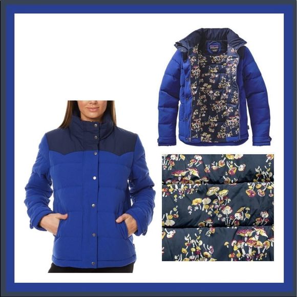 Patagonia NWT Rare Limited Edition Bivy Coat Mushroom Lining Moon Blue, Large - Picture 1 of 13